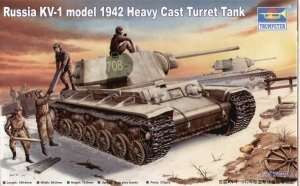 Model hevy tank KV-1 model 1942 Trumpeter 00359
