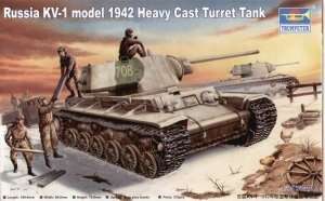 Model hevy tank KV-1 model 1942 Trumpeter 00359 