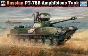 Russian tank model PT-76B Trumpeter 00381