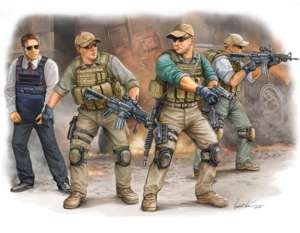 PMC in Iraq 2005 - VIP Security Guards - in scale 1-35