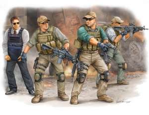 PMC in Iraq 2005 - VIP Security Guards - in scale 1-35
