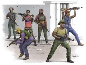 African Freedom Fighters in scale 1-35 Trumpeter 00438