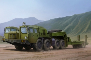 MAZ-7410 Tractor with CHMZAP-5247G model Trumpeter 01056 in 1-35 