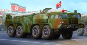 DPRK Hwasong -5 short-range tactical ballistic missile in scale 1-35