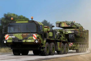 Trumpeter 01070 Faun SLT 50-3 Elefant with SaAnh.52t Semi Trailer 1/35 