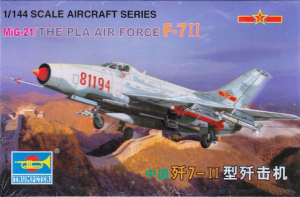 Trumpeter 01325 MiG-21 (Chinese PLAAF F-7II) 1/144 