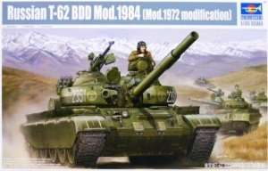 Trumpeter 01554 Russian T-62 BDD Mod.1984 (Mod.1972 modification)