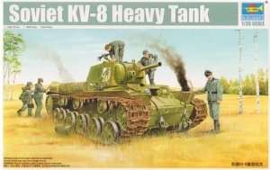 Trumpeter 01565 Soviet KV-8 Heavy Tank
