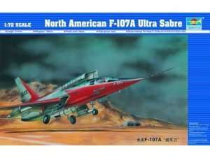 Model North American F-107A Ultra Sabre in scale 1:72