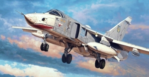 Su-24MR Fencer-E model Trumpeter 01672 in 1-72