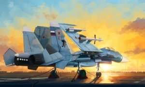 Russian Su-33 Flanker D in scale 1-72 Trumpeter 01678