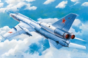 Soviet Tu-22 Blinder tactical bomber model Trumpeter in 1-72