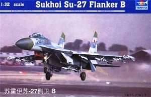 Soviet fighter Sukhoi Su-27 Flanker B 1:32 