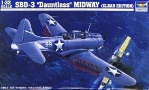 Trumpeter 02244 SBD-3 Dauntless (Midway Clear Edition) 1/32 