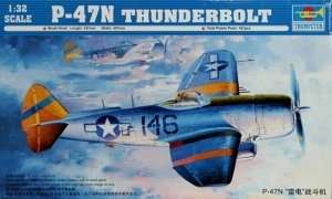 Model fighter P-47N Thunderbolt in scale 1-32