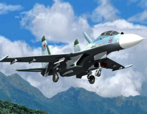 Model Su-27UB Flanker C in scale 1:32