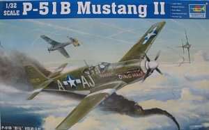 WWII fighter P-51B Mustang II Trumpeter 02274