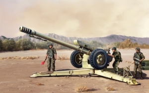 Soviet D-30 122mm Howitzer Early model Trumpeter 02328