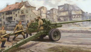 Russian 100mm Anti-tank Gun M1944 BS-3 model Trumpeter 02331 in 1-35