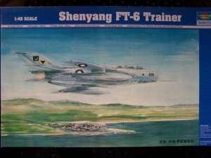 Model Shenyang FT-6 Trainer in scale 1:48