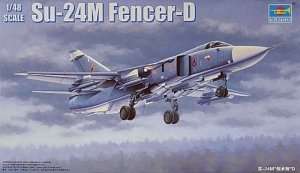 Model Soviet fighter Su-24M Fencer-D in scale 1:48