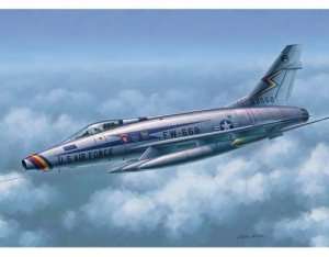 Model F-100D Super Sabre in scale 1:48