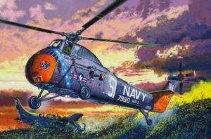 H-34 US Navy Rescue model Trumpeter 02882 in 1-48