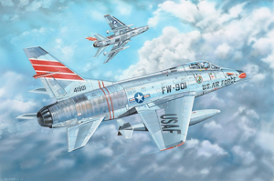 F-100C Super Sabre model Trumpeter 03221 in 1-32