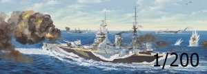 Battleship HMS Rodney 1:200 Trumpeter 03709 