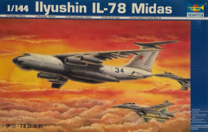 Ilyushin IL-78 Midas model Trumpeter 03902 in 1-144