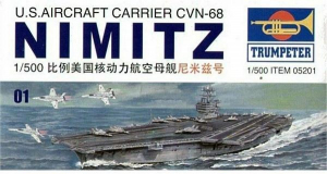 Trumpeter 05201 USS Nimitz-Class Supercarriers (5in1) 1/500