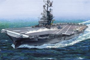 USS Intrepid CV-11 model Trumpeter 05618 in 1-350