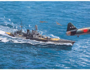 HMS Repulse 1941 model Trumpeter 05763 in 1-700