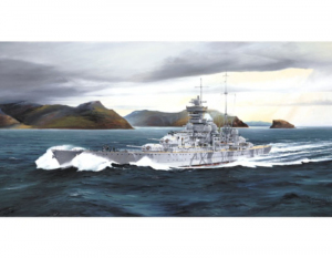 German Heavy cruiser Prinz Eugen 1942 model Trumpeter 05766 in 1-700