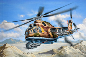 Trumpeter 05828 Helicopter Mi-24A Hind-B 1/48