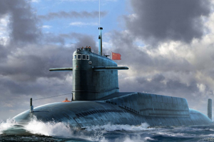 PLAN Type 092 Xia Class SSBN model Trumpeter 05910 in 1-144