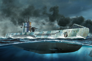Trumpeter 05912 DKM Type VII-C U-Boat 1/144 