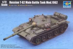 Russian T-62 Main Battle Tank Mod. 1962 in scale 1-72
