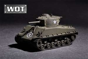 US M4A3E8 with 105mm M4 model Trumpeter 07168 scale 1-72