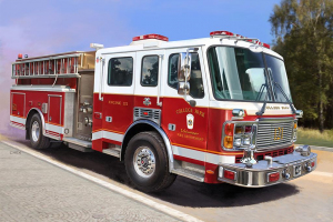 Trumpeter 07445 American LaFrance Eagle Fire Pumper 1/72