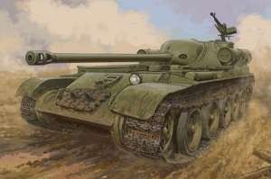 Soviet SU-102 Tank Destroyer model Trumpeter 09570