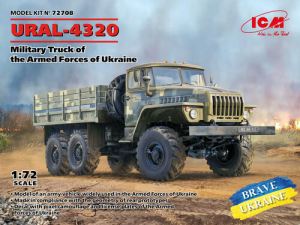 URAL-4320 Military Truck ICM 72708 model 1:72