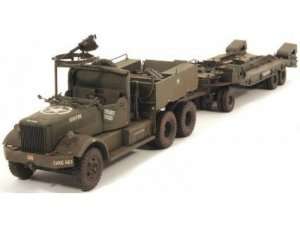 US M19 Tank Transporter with Soft Top Cab in scale 1-35