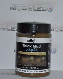 Vallejo 26807 Thick Mud - European Thick Mud 200 ml
