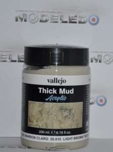 Vallejo 26810 Thick Mud - Light Brown Thick Mud
