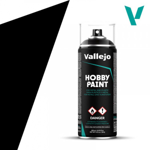 Vallejo 28012 Spray Surface Primer Black  