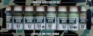 Vallejo 70127 Zestaw 8 farb Model Color - Panzer Aces 4 (Crew Uniforms)