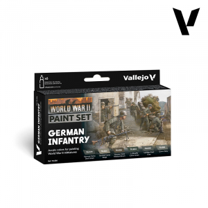 Vallejo 70206 Zestaw 6 farb WWII German Infantry - Model Color