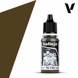 Vallejo 70740 Camouflage Middle Brown Model Color 18ml