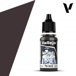 Vallejo 70822 Camouflage Black Brown Model Color 18ml